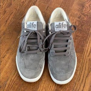 Alife New York City. Grey Men Sneaker Size 10